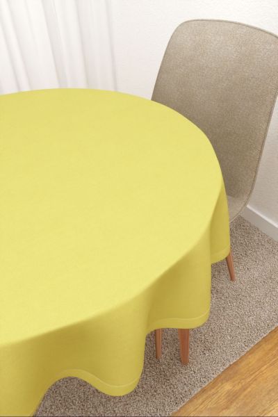 Tischdecke rund Lysel #3J Thermos in apfelgrn