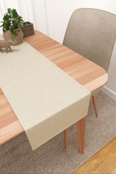 Tischlufer Lysel #3J Basiroa in beige