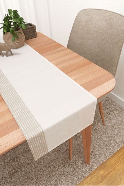Tischlufer Lysel #3J Niema in Beige