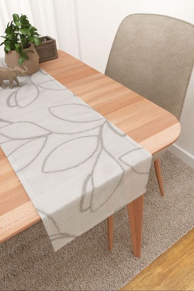 Tischlufer Lysel #3J Tichitt in Beige