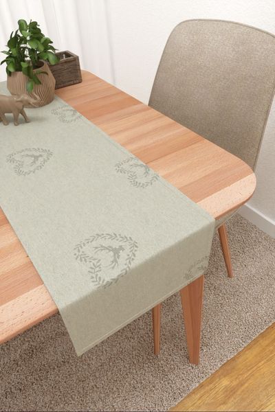 Tischlufer Lysel #3J Villora in beige