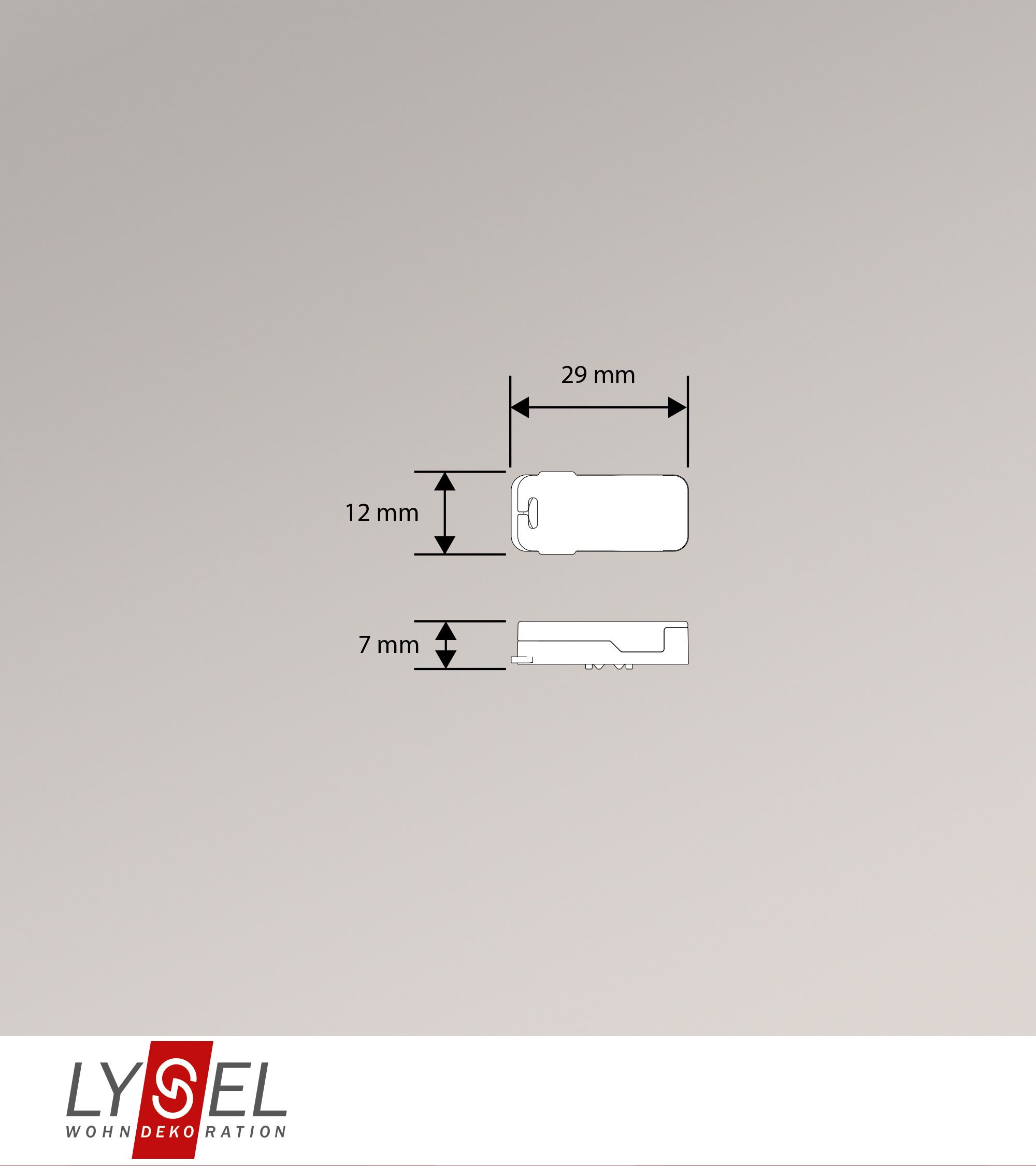 Alu-Jalousie 25mm klemmen verspannt easy-fix Glasleiste ohne bohren Lysel