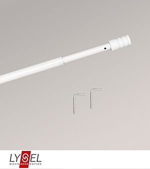 Lysel - Vitragenstange Zylinder
