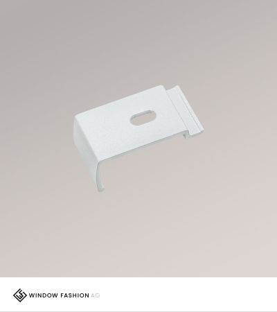 Deckenclip 2-spurig  grau