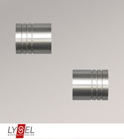 Lysel - 1 Paar Endstcke Zylinder fr Opal-Stangen