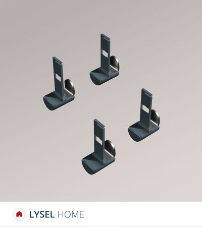 ArtikelbildSET - Klemmtrger Clip LYSEL HOME #1W