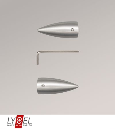 Lysel - 1 Paar Endstcke Patrone fr Topaz-Stangen