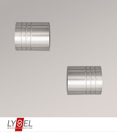 Lysel - 1 Paar Endstcke Zylinder fr Topaz-Stangen