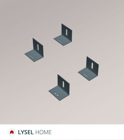 ArtikelbildSET - Befestigungswinkel LYSEL HOME #1W