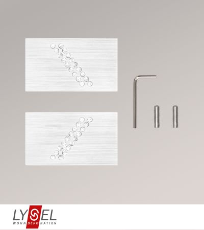 Lysel - 1 Paar Endstcke Stone fr Coral-Stangen