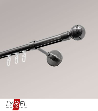 ArtikelbildLysel - SET Opal Innenlauf 160cm Trger geschlossen mit Endstcke Kugel in Titan #1W