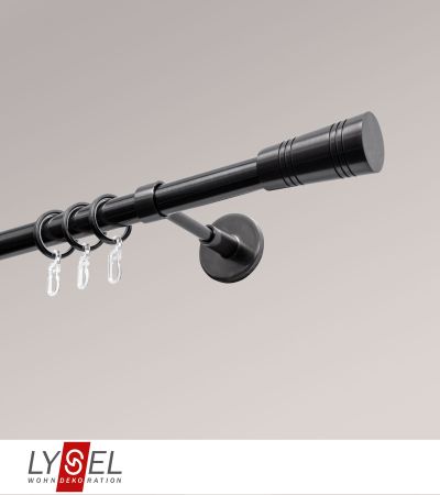 Lysel - SET Opal 160cm Trger geschlossen mit Endstcke Cone in Titan