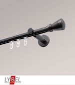 Vorschau Lysel - SET Opal Innenlauf 200cm Trger offen mit Endstcke Konus in Wei #1W titan