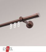 Vorschau Lysel - SET Opal Innenlauf 200cm Trger offen mit Endstcke Zylinder in Wei #1W bronze