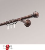 Vorschau Lysel - SET Opal 160cm Trger offen mit Endstcke Kugel in Titan #1W bronze