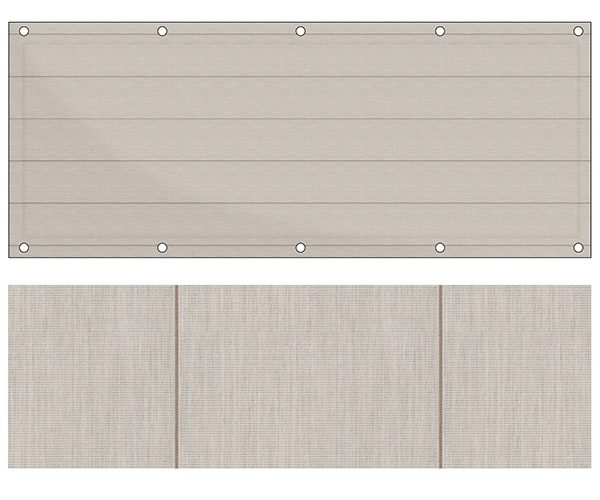 Design Balkon Sichtschutz bu-G728 (Balkon Sichtschutz)