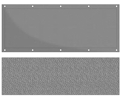 Design Balkon Sichtschutz bu-G674 (Balkon Sichtschutz)