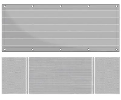 Design Balkon Sichtschutz bu-R200 (Balkon Sichtschutz)