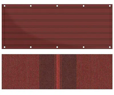 Design Balkon Sichtschutz bu-R367 (Balkon Sichtschutz)