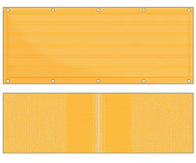 Design Balkon Sichtschutz bu-R389 (Balkon Sichtschutz)