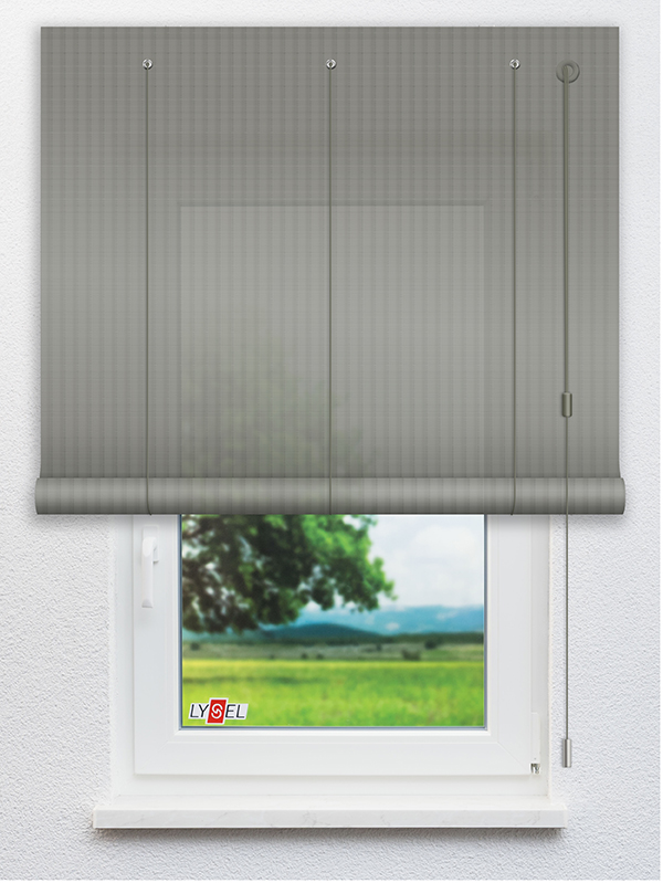 Bambusrollo RAL 7023 THIN