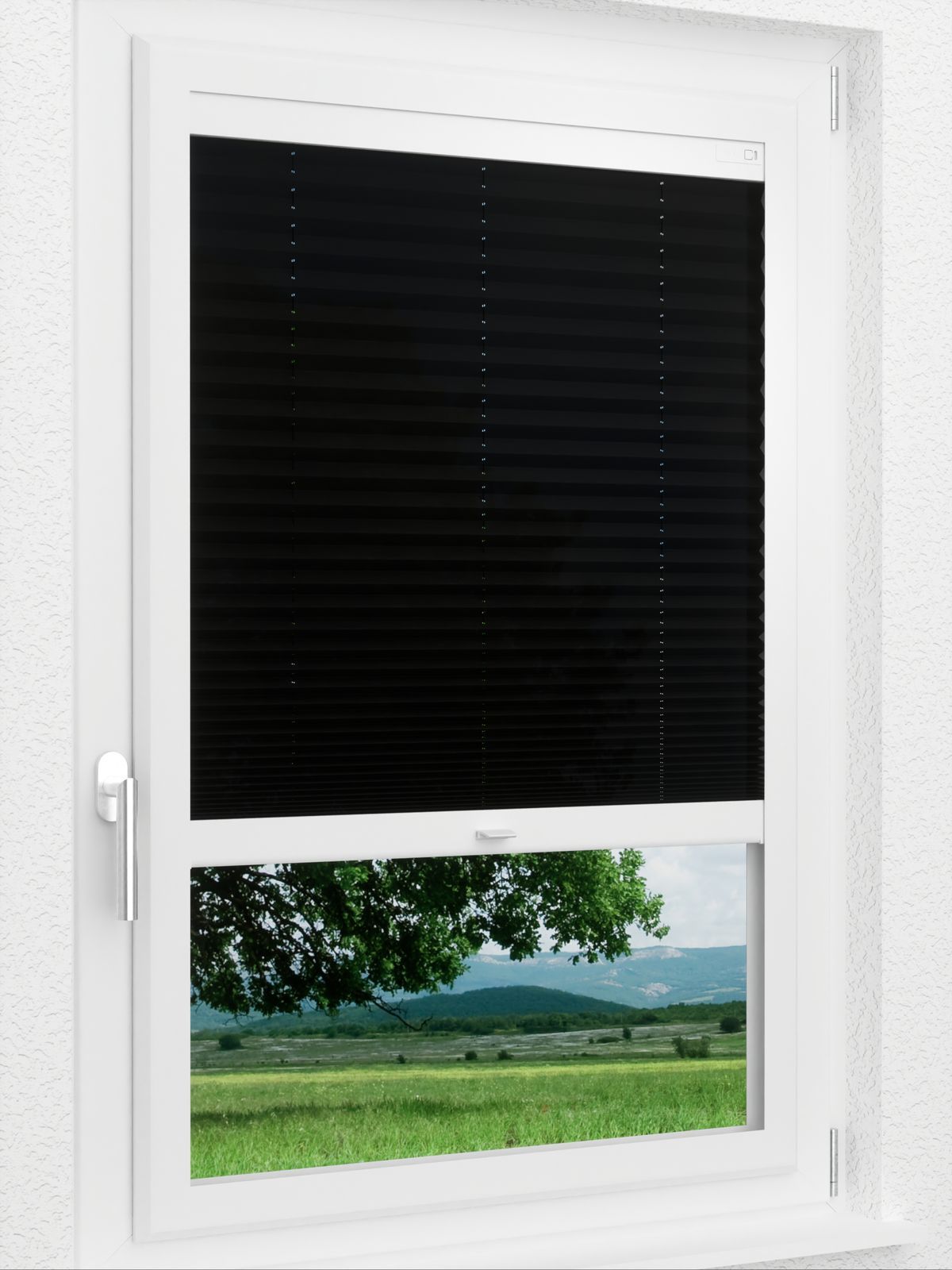 Stoff Plissee Maßanfertigung LYSEL HOME Plissee 138A Krepp Smart Frame