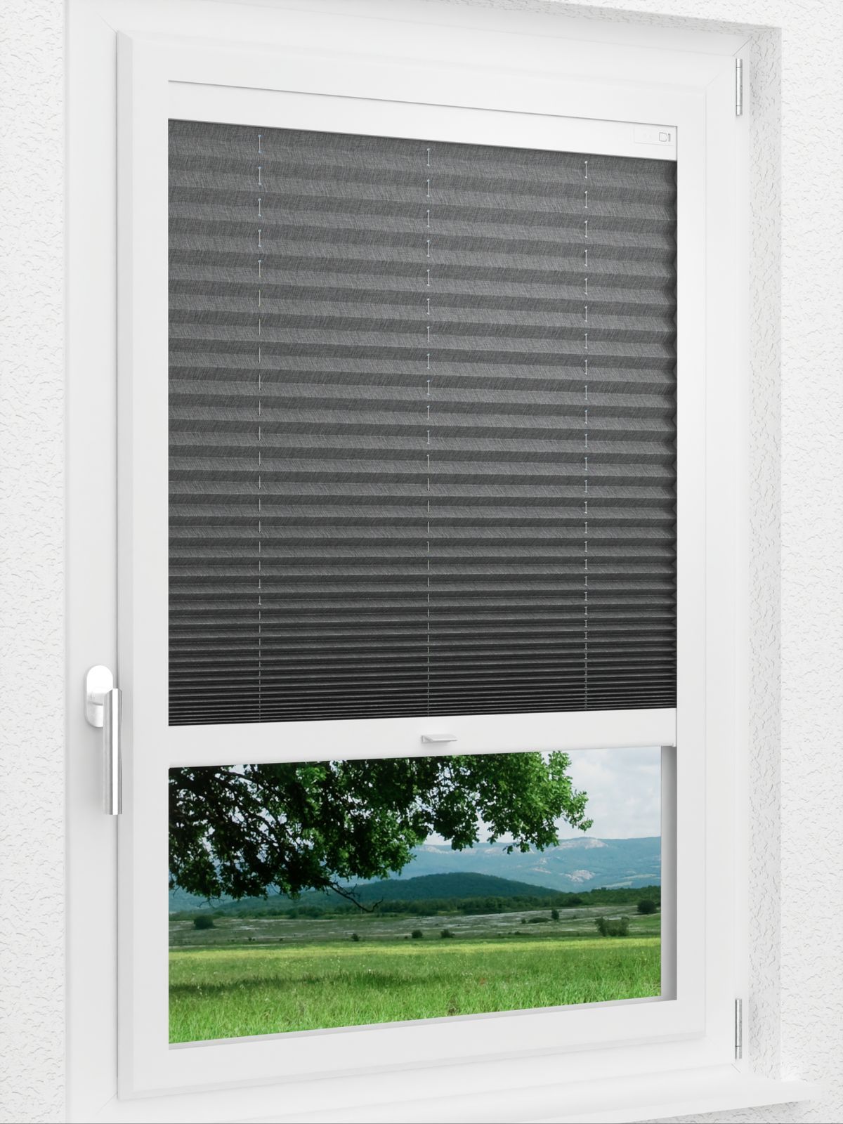 Stoff Plissee Maßanfertigung LYSEL HOME Plissee 127A Torpo BO Smart Frame