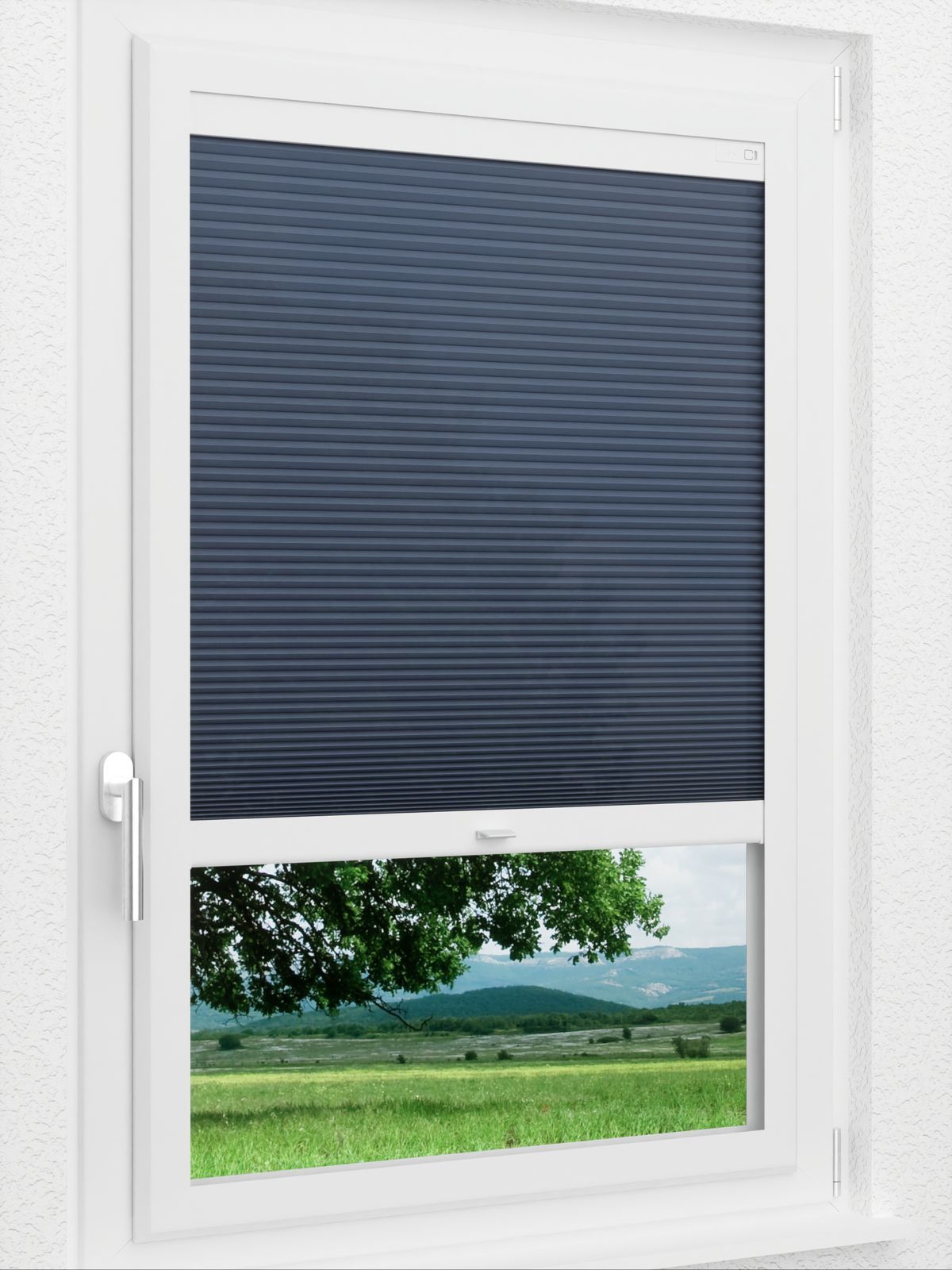 Stoff Plissee Maßanfertigung LYSEL HOME Wabe 030A Evria Smart Frame