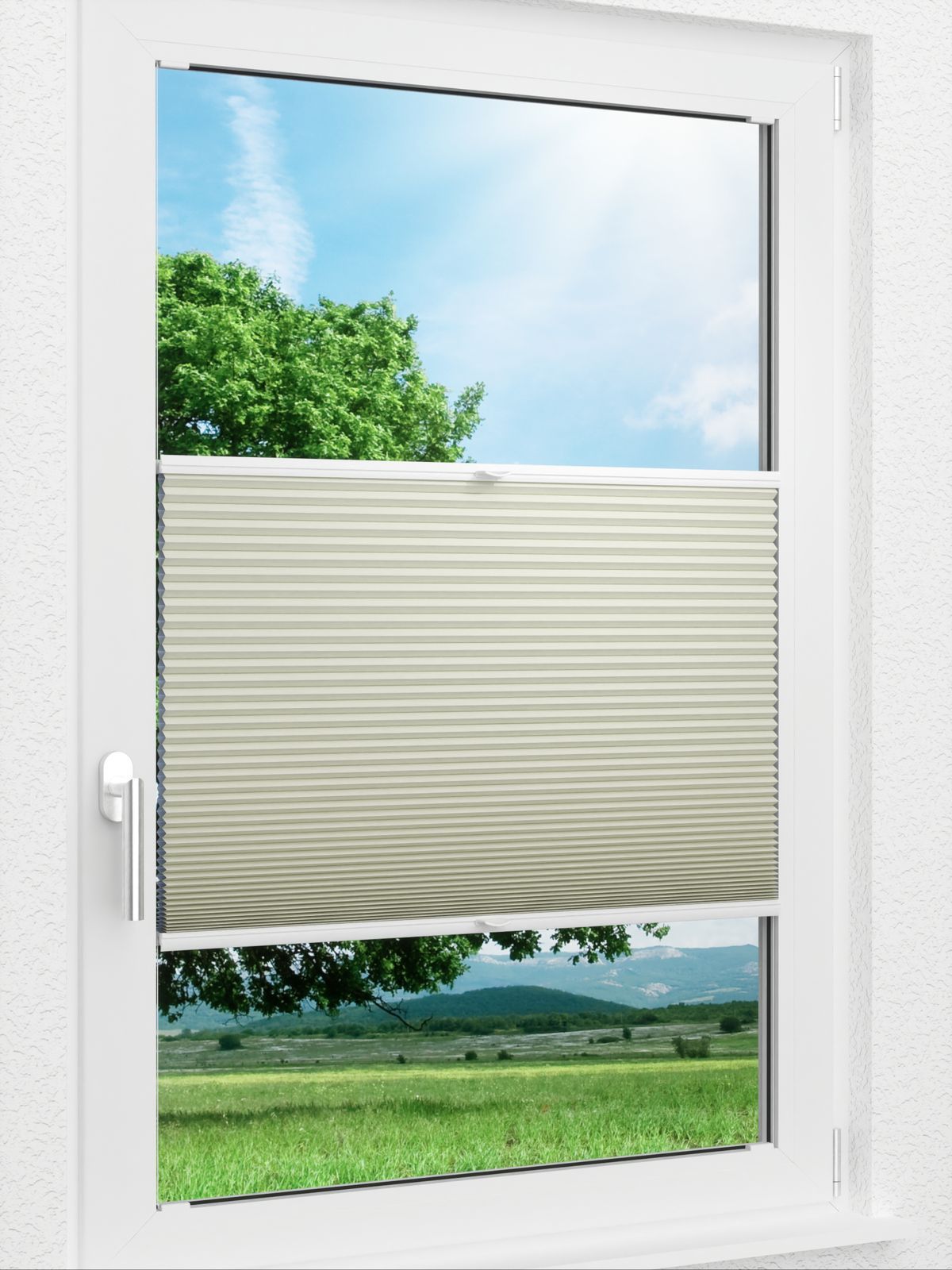 Stoff Plissee Ma&szlig;anfertigung LYSEL HOME  Wabe 315A Jeddah BO