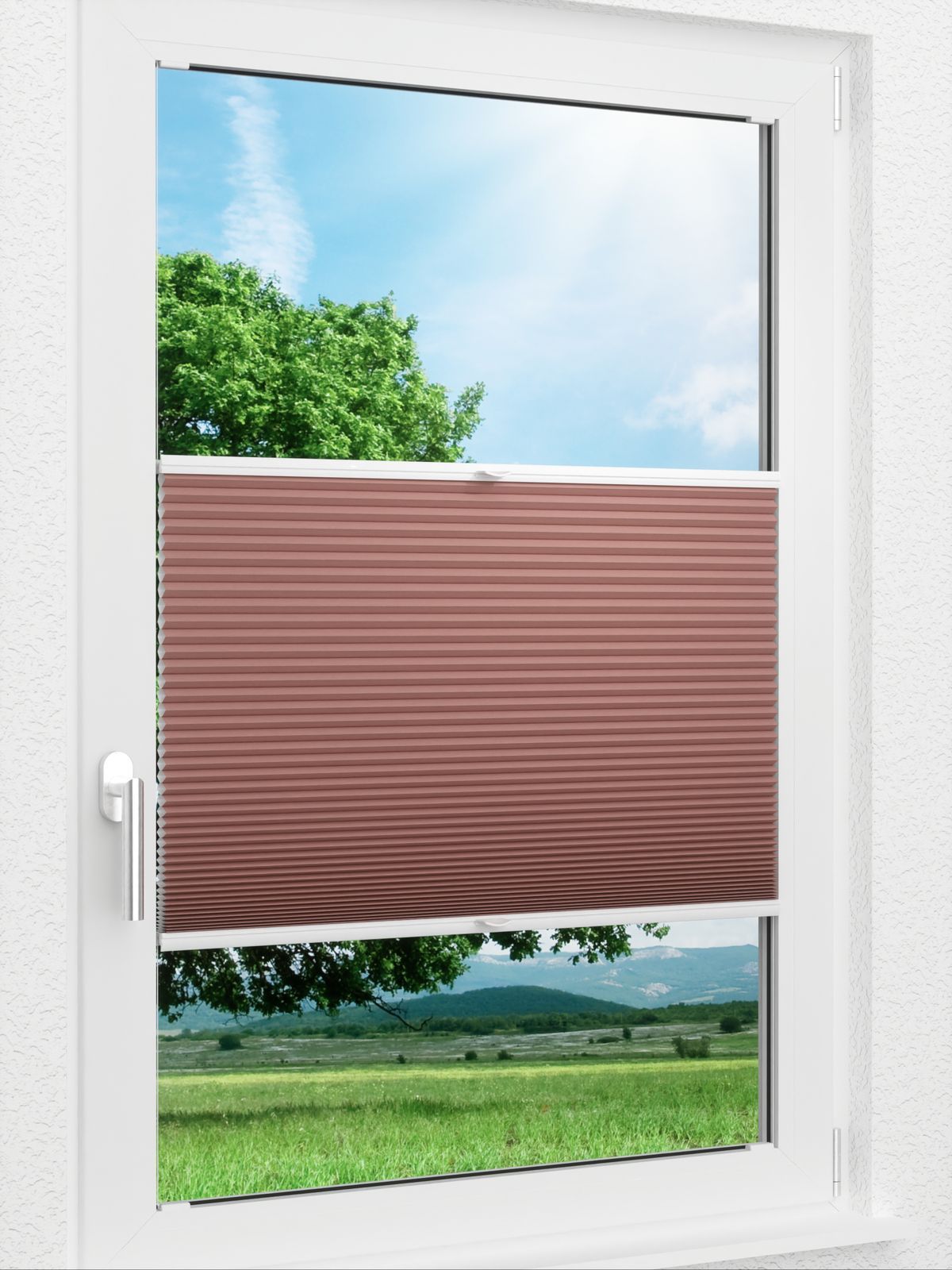 Stoff Plissee Ma&szlig;anfertigung LYSEL HOME  Wabe 339A Jeddah