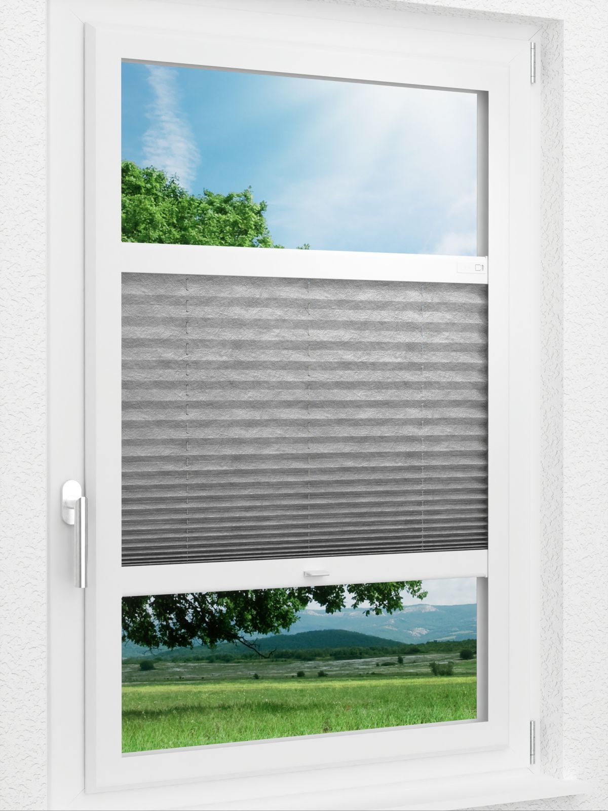 Stoff Plissee Ma&szlig;anfertigung LYSEL HOME Plissee 430A Catalunya Smart Frame