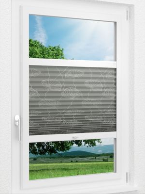 LYSEL HOME Plissee 322A Ninossa Smart Frame Fensteransicht