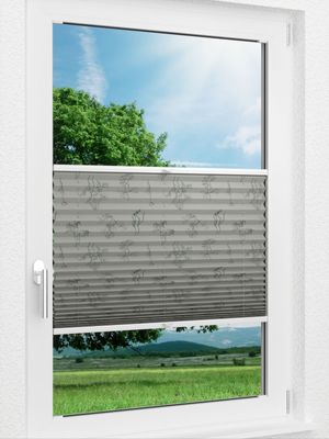 LYSEL HOME Plissee 437A Fine Flower Fensteransicht