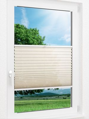 LYSEL HOME Plissee 132A Krepp Fensteransicht