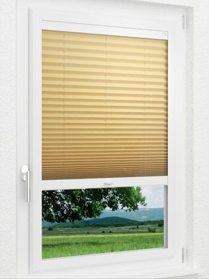 LYSEL HOME Plissee 225A Krepp Smart Frame Fensteransicht