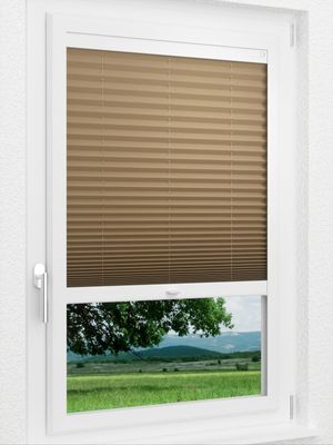 LYSEL HOME Plissee 235A Krepp Smart Frame Fensteransicht