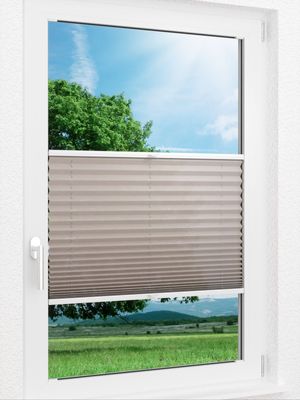 LYSEL HOME Plissee 128A Krepp Fensteransicht
