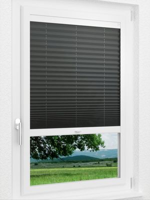 LYSEL HOME Plissee 137A Krepp Smart Frame Fensteransicht
