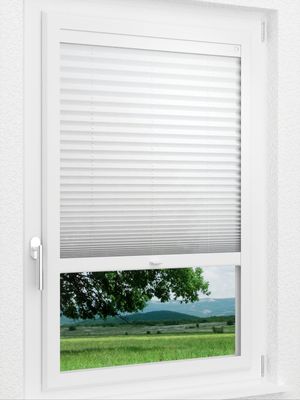 LYSEL HOME Plissee 104A Crush Smart Frame Fensteransicht