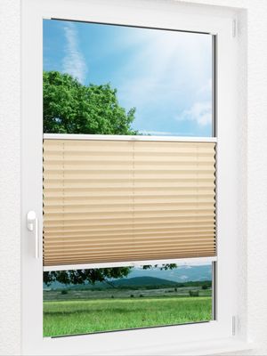 LYSEL HOME Plissee 107A Crush Fensteransicht