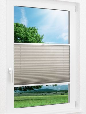 LYSEL HOME Plissee 129A Crush Fensteransicht