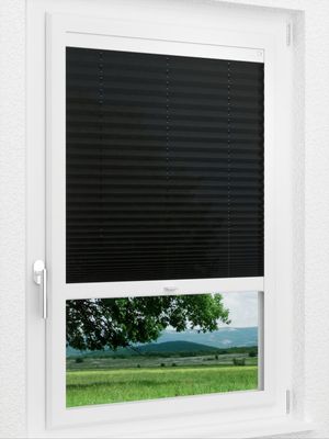 LYSEL HOME Plissee 131A Crush Smart Frame Fensteransicht