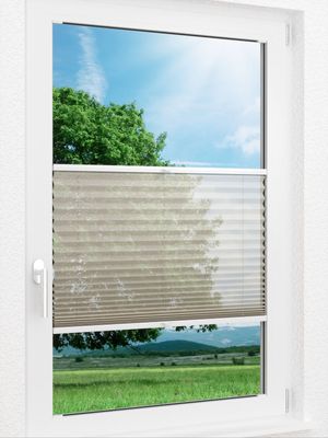 LYSEL HOME Plissee 110A Nero Fensteransicht