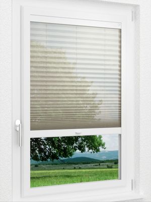 LYSEL HOME Plissee 110A Nero Smart Frame Fensteransicht