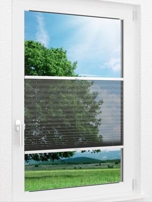 LYSEL HOME Plissee 112A Nero Fensteransicht