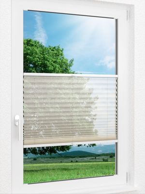 LYSEL HOME Plissee 232A Nero Fensteransicht