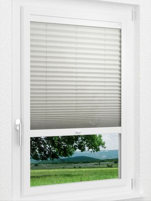 LYSEL HOME Plissee 305A Stares Smart Frame Fensteransicht