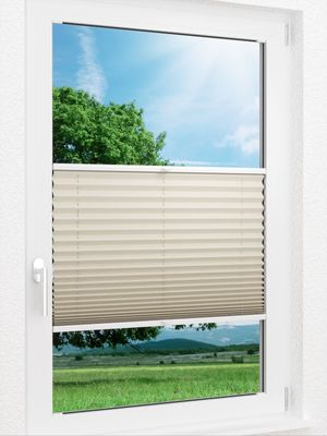 LYSEL HOME Plissee 215A Ampta Pearl Fensteransicht