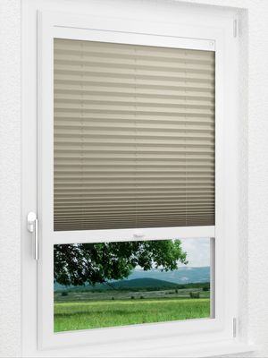 LYSEL HOME Plissee 308A Dorswin Smart Frame Fensteransicht