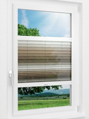 LYSEL HOME Plissee 335A Mutato Smart Frame Fensteransicht
